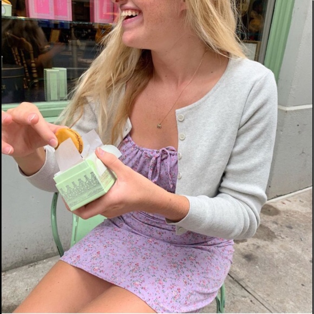 Brandy Melville Purple floral jennifer